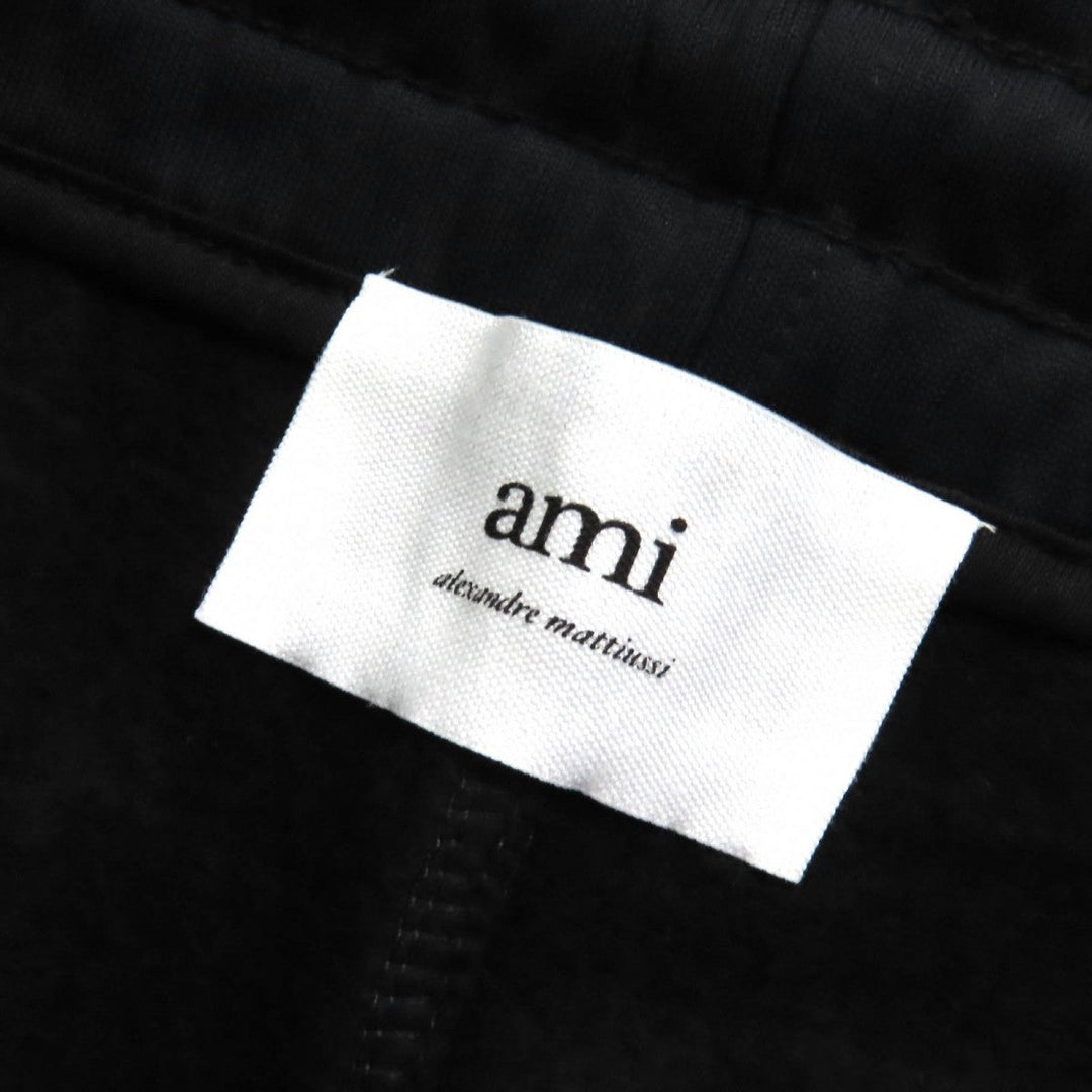 AMI Paris Pants HTR208.742 Nylon Black White M