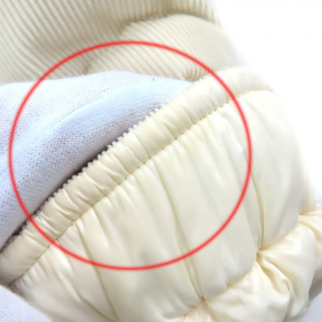 MONCLER GENIUS 2 Down jacket Outer: 100% cotton, Lining: 100% nylon, Lining: 100% nylon, Part: 100% nylon, Filling: 90% down Ivory FRARES mens 1 Used Authentic