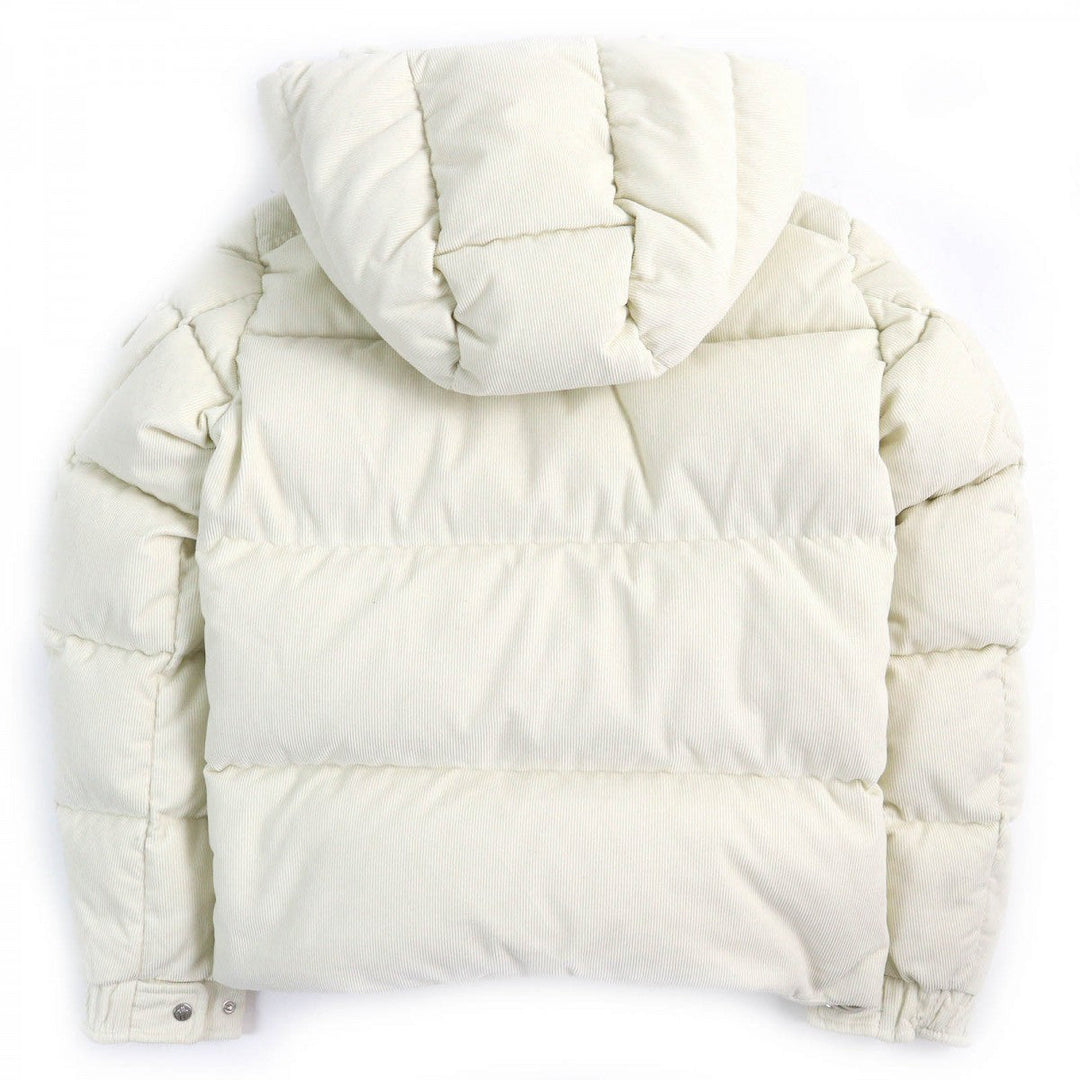 MONCLER GENIUS 2 Down jacket Outer: 100% cotton, Lining: 100% nylon, Lining: 100% nylon, Part: 100% nylon, Filling: 90% down Ivory FRARES mens 1 Used Authentic