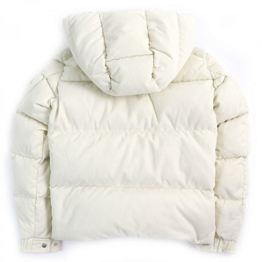 MONCLER GENIUS 2 Down jacket Outer: 100% cotton, Lining: 100% nylon, Lining: 100% nylon, Part: 100% nylon, Filling: 90% down Ivory FRARES mens 1 Used Authentic