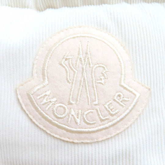MONCLER GENIUS 2 Down jacket Outer: 100% cotton, Lining: 100% nylon, Lining: 100% nylon, Part: 100% nylon, Filling: 90% down Ivory FRARES mens 1 Used Authentic