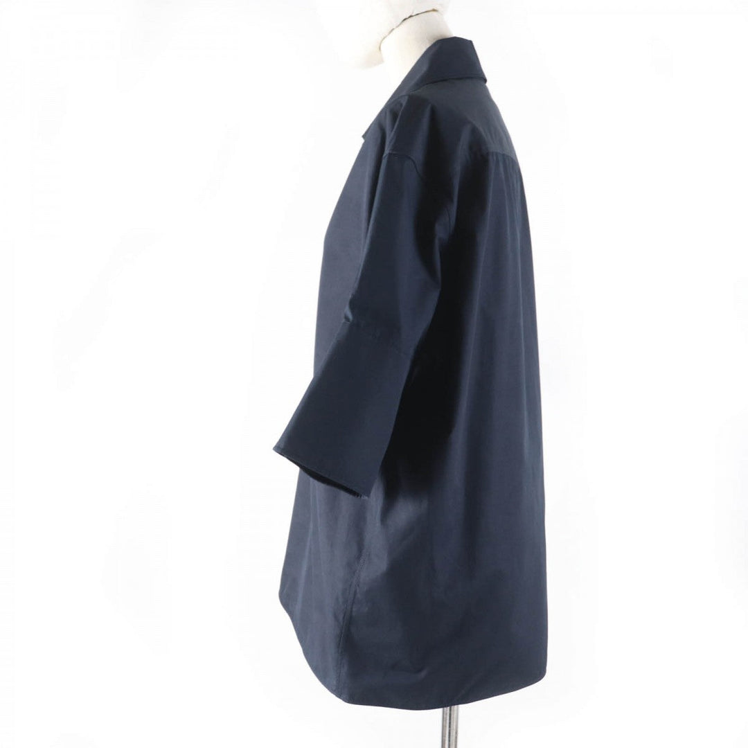 JIL SANDER Short sleeve shirt JSWQ606105 cotton Navy 34