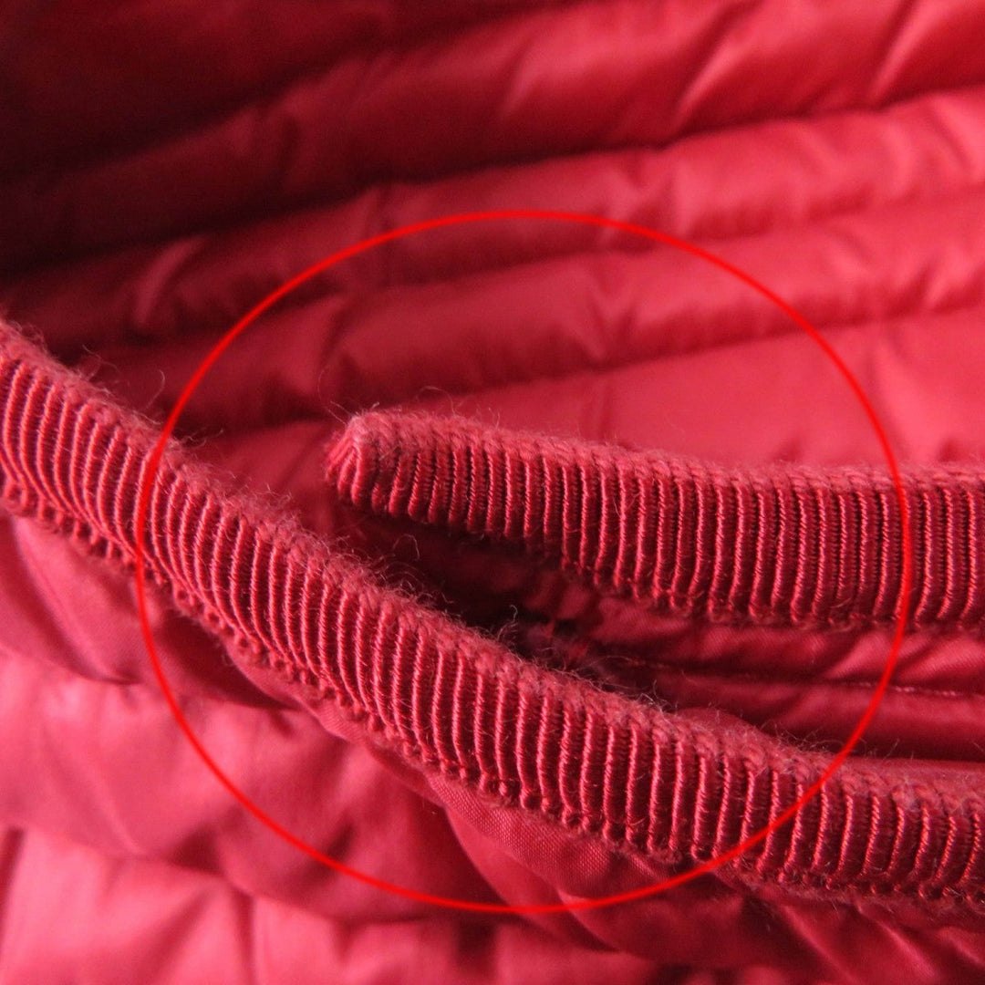 MONCLER Down jacket Main: 100% nylon, Main: 100% nylon, Filling: 90% down, Filling: 10% feather Red AXINITE Women 1 Used Authentic