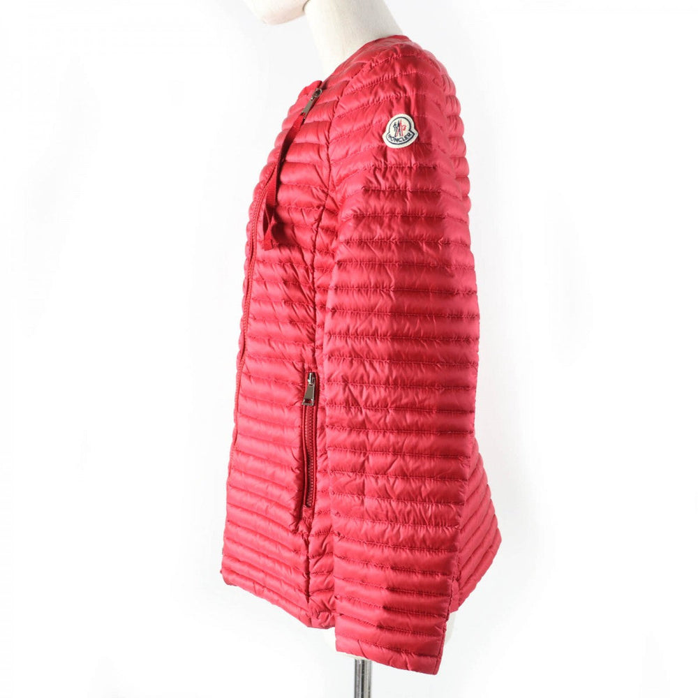 MONCLER Down jacket Main: 100% nylon, Main: 100% nylon, Filling: 90% down, Filling: 10% feather Red AXINITE Women 1 Used Authentic