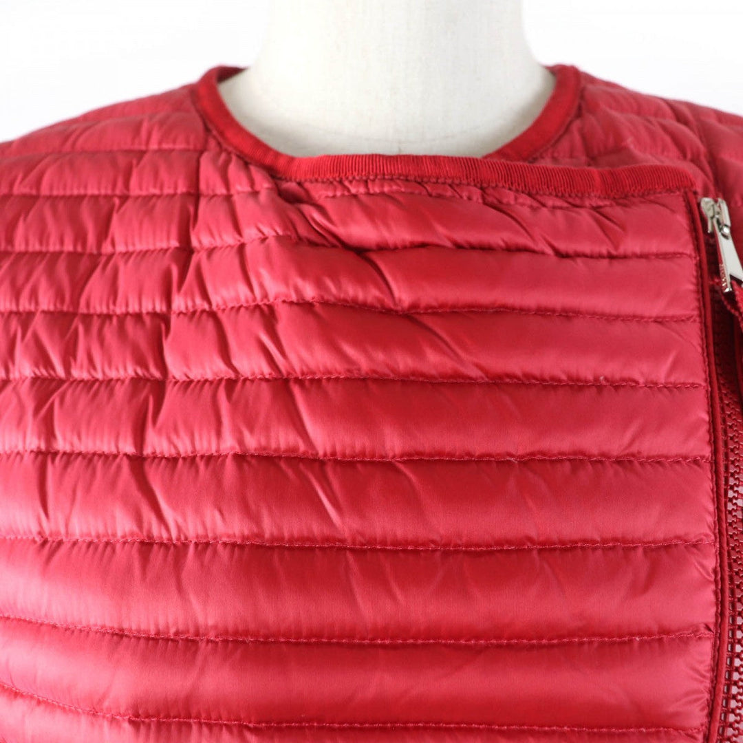 MONCLER Down jacket Main: 100% nylon, Main: 100% nylon, Filling: 90% down, Filling: 10% feather Red AXINITE Women 1 Used Authentic