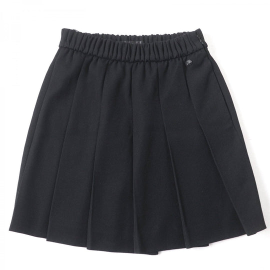 CHANEL Pleated skirt P46707V34279 Main: 100% wool, Lining: 100% silk black Women 34 Used Authentic
