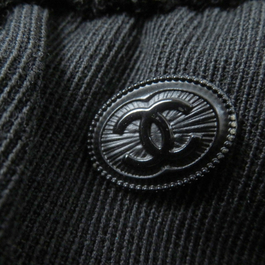 CHANEL Pleated skirt P46707V34279 Main: 100% wool, Lining: 100% silk black Women 34 Used Authentic