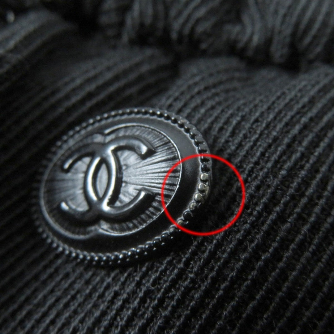 CHANEL Pleated skirt P46707V34279 Main: 100% wool, Lining: 100% silk black Women 34 Used Authentic