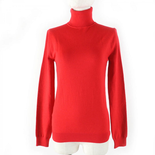 PRADA knit P26421 Main: 90% virgin wool, Main: 8% polyamide, Main: 2% elastane Red Women 38 Used Authentic