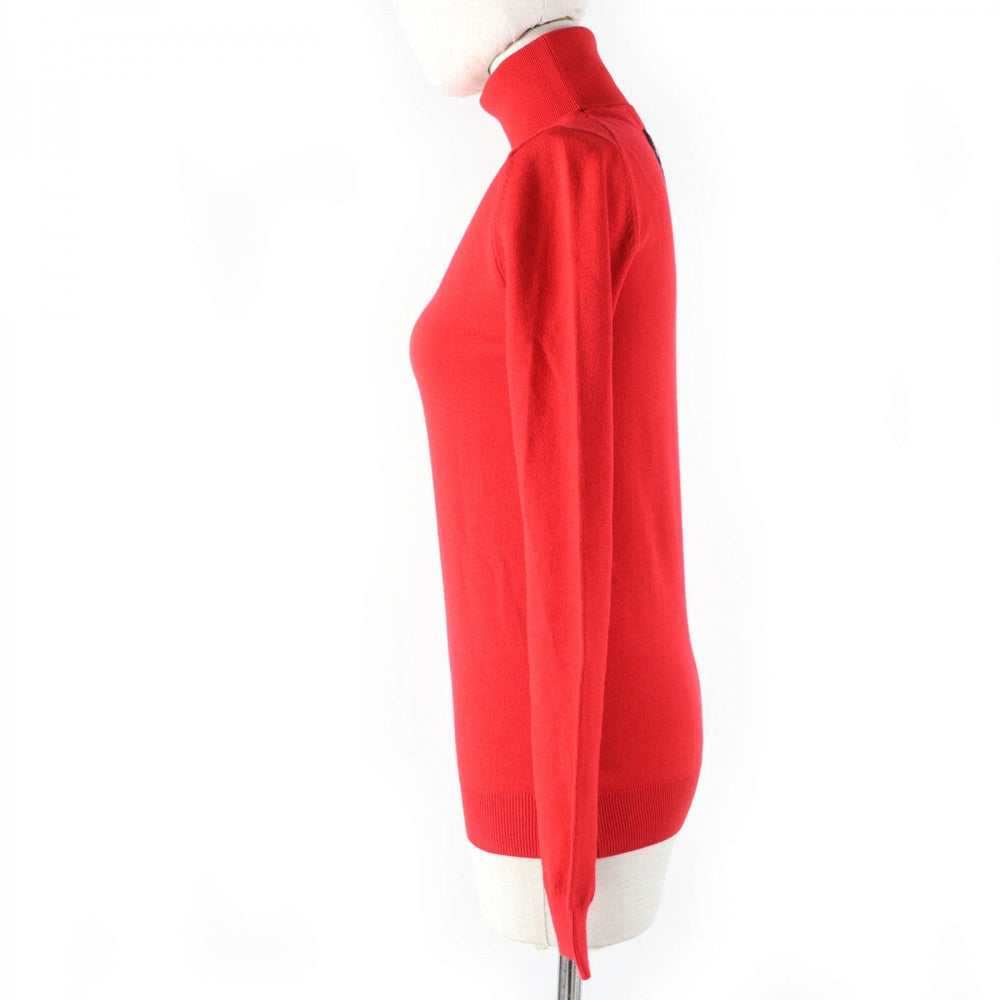 PRADA knit P26421 Main: 90% virgin wool, Main: 8% polyamide, Main: 2% elastane Red Women 38 Used Authentic
