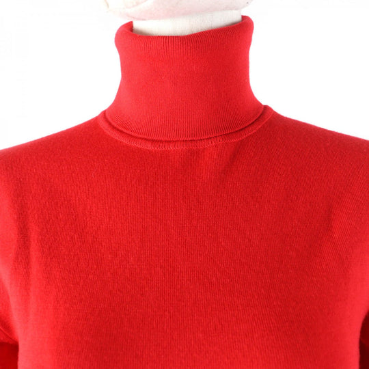 PRADA knit P26421 Main: 90% virgin wool, Main: 8% polyamide, Main: 2% elastane Red Women 38 Used Authentic