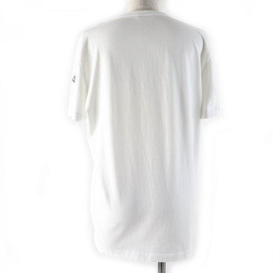 MONCLER Short sleeve T-shirt Main: 100% cotton, Part: 100% polyester white Women M Used Authentic