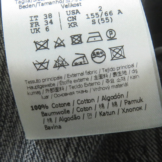 FENDI Tight Skirt FQ7128 cotton Indigo 38