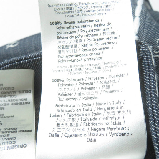 FENDI Tight Skirt FQ7128 cotton Indigo 38