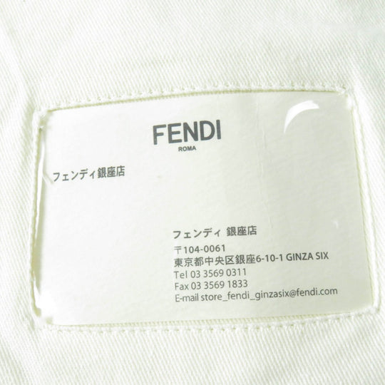 FENDI Tight Skirt FQ7128 cotton Indigo 38