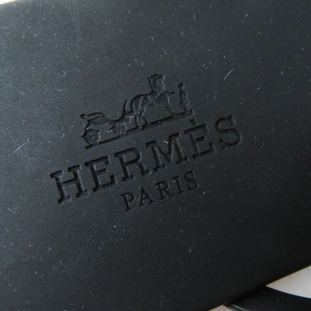 HERMES Sandals rubber black island 38