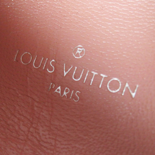 LOUIS VUITTON Slip-on Canvas , Espadrilles pink Flat shoes Croisieur Line Tape logo Women 35 1/2 Used Authentic