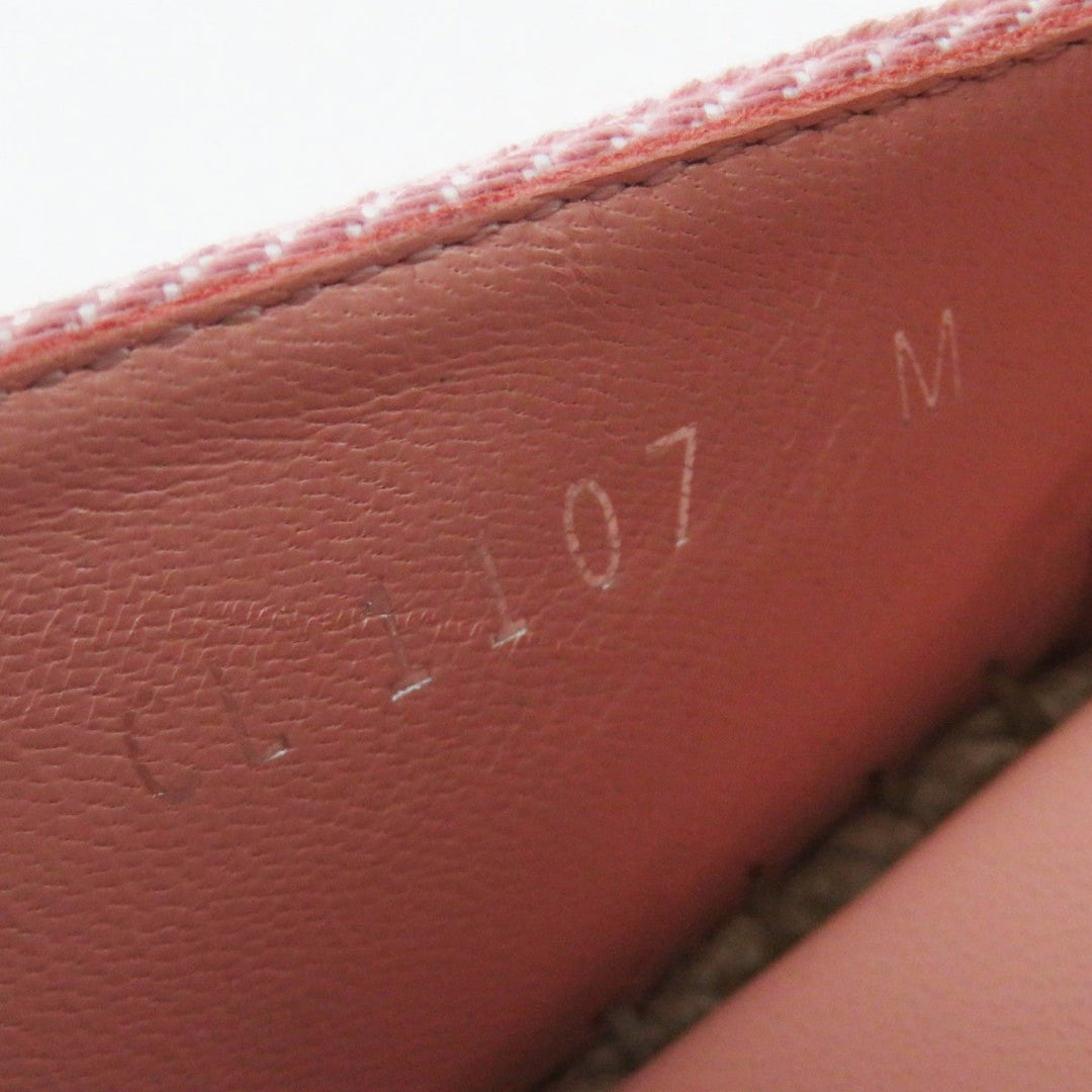 LOUIS VUITTON Slip-on Canvas , Espadrilles pink Flat shoes Croisieur Line Tape logo Women 35 1/2 Used Authentic