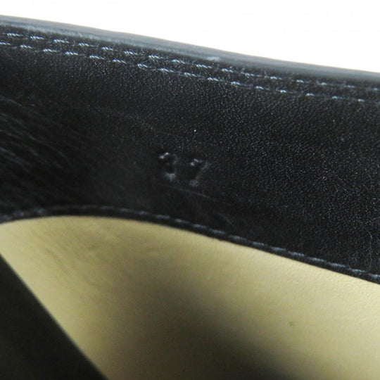 BOTTEGAVENETA Mule Main: Leather, Part: Rubber Black green FLASH Women 37 Used Authentic