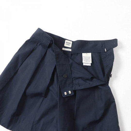 HERMES Shorts cotton Navy 34