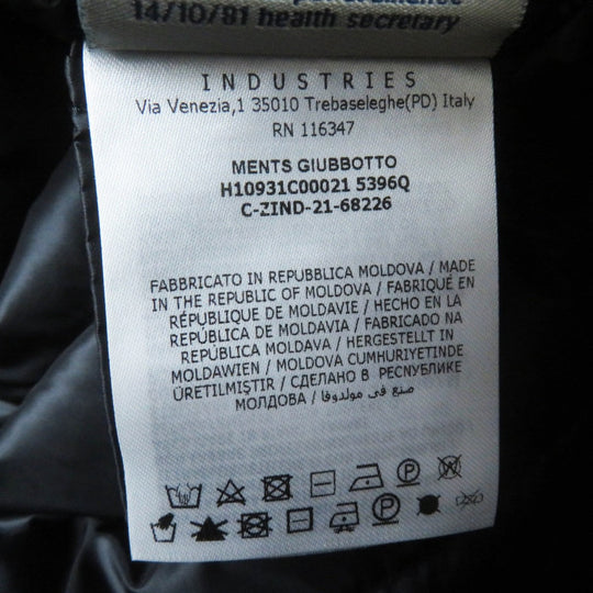 MONCLER down coat Outer: 100% nylon, Lining: 100% nylon, Part: 100% nylon, Filling: 90% down, Filling: 10% feather black MENTS Women 1 Used Authentic