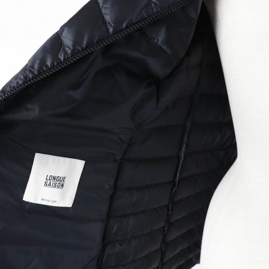 MONCLER down coat Outer: 100% nylon, Lining: 100% nylon, Part: 100% nylon, Filling: 90% down, Filling: 10% feather black MENTS Women 1 Used Authentic