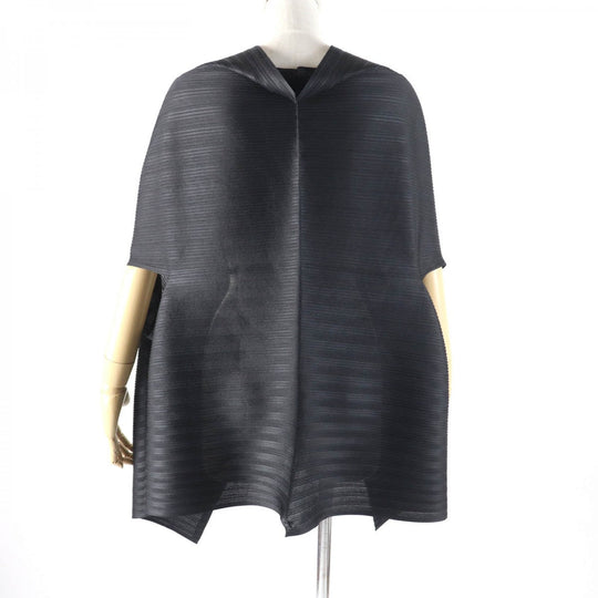 PLEATS PLEASE cardigan PP44-AD382 polyester black