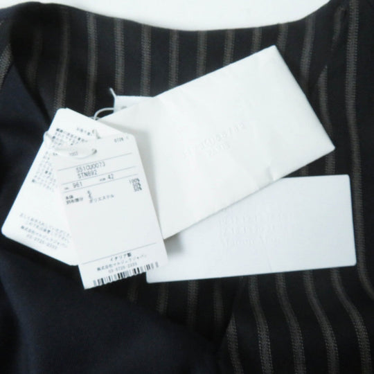 Maison Margiela one piece S51CU0073 wool Navy black beige 42