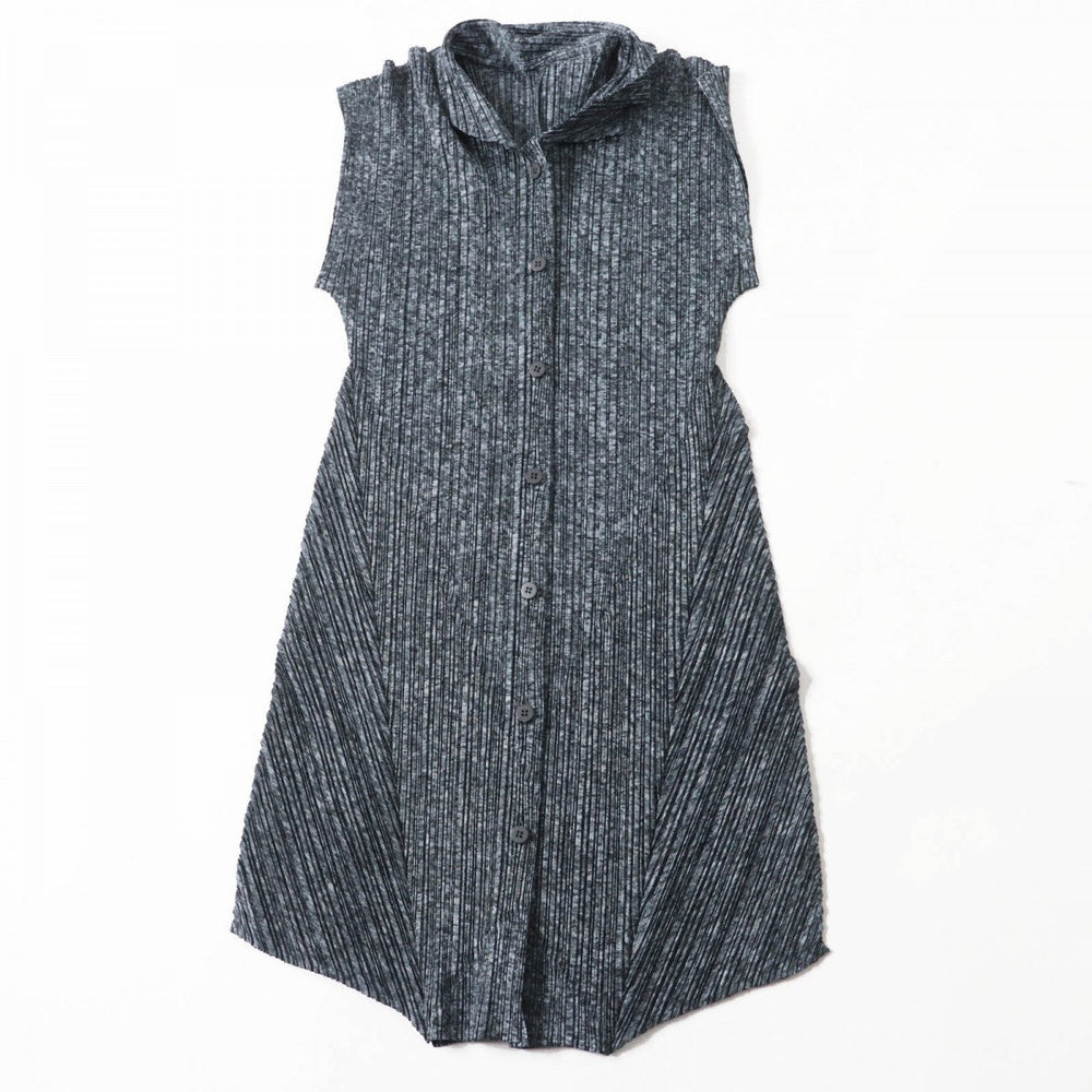 PLEATS PLEASE Tunic PP51-JT188 Main: 100% polyester Gray type Women 3 Used Authentic