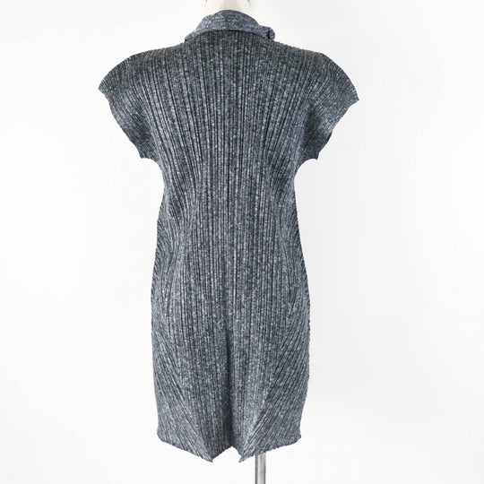 PLEATS PLEASE Tunic PP51-JT188 Main: 100% polyester Gray type Women 3 Used Authentic