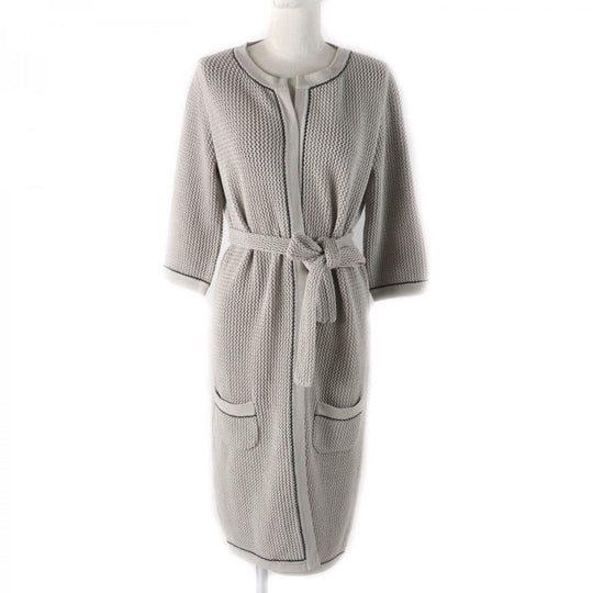 CHANEL cardigan 09C P34800 Rayon beige 38