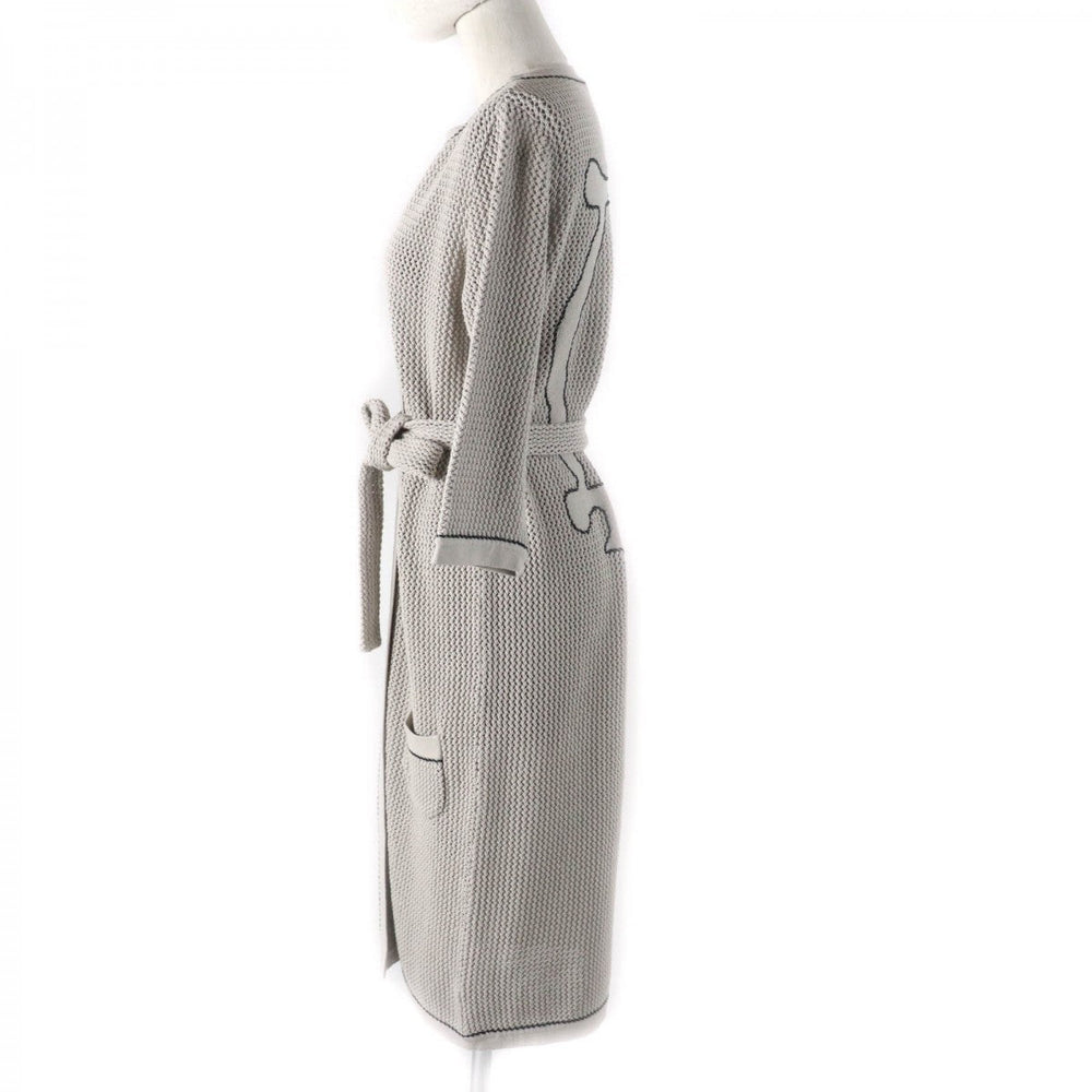 CHANEL cardigan 09C P34800 Rayon beige 38
