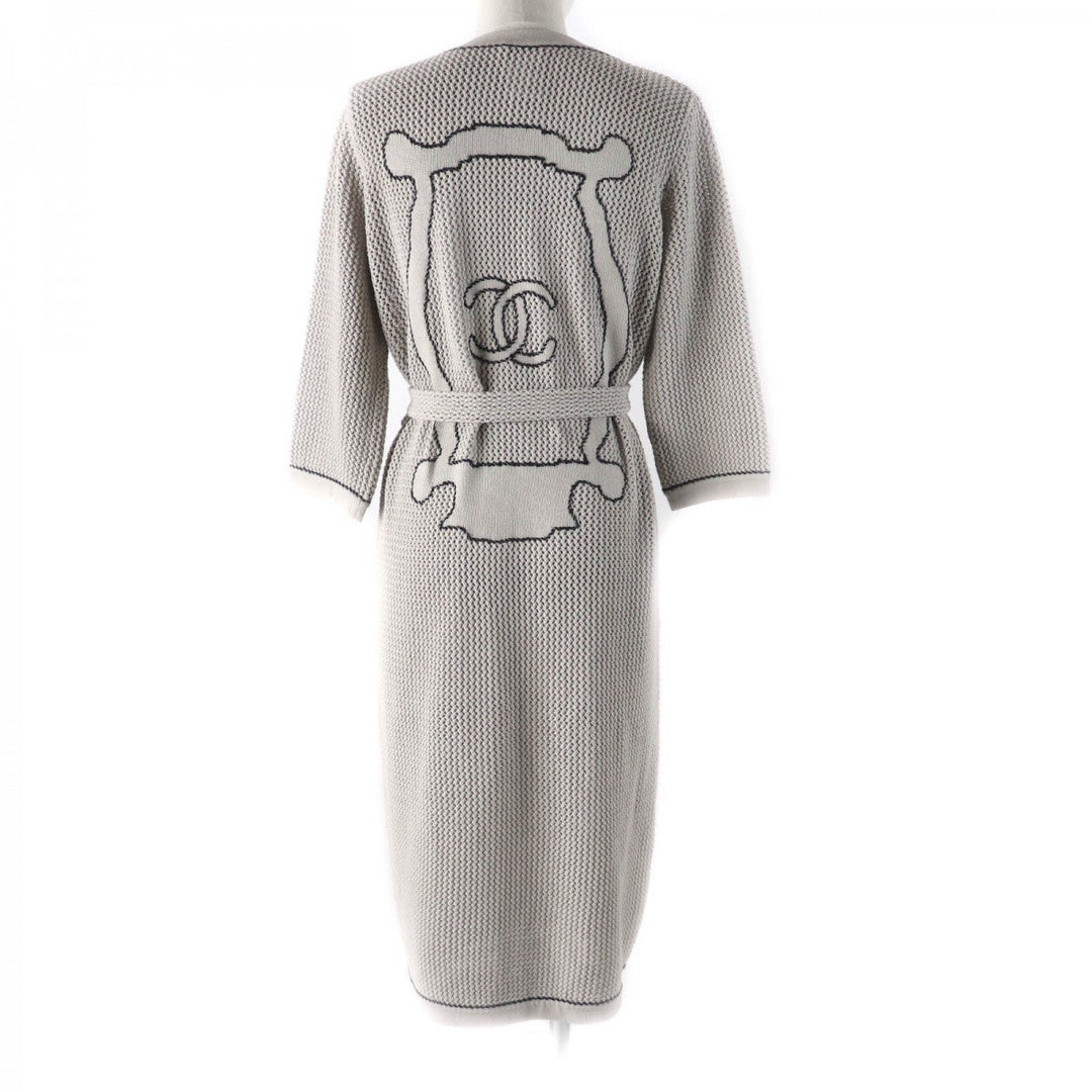 CHANEL cardigan 09C P34800 Rayon beige 38