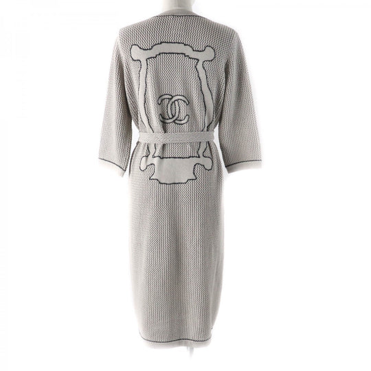 CHANEL cardigan 09C P34800 Rayon beige 38