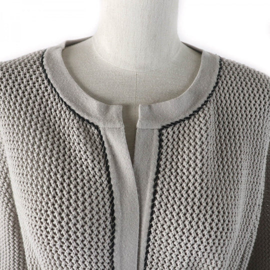 CHANEL cardigan 09C P34800 Rayon beige 38