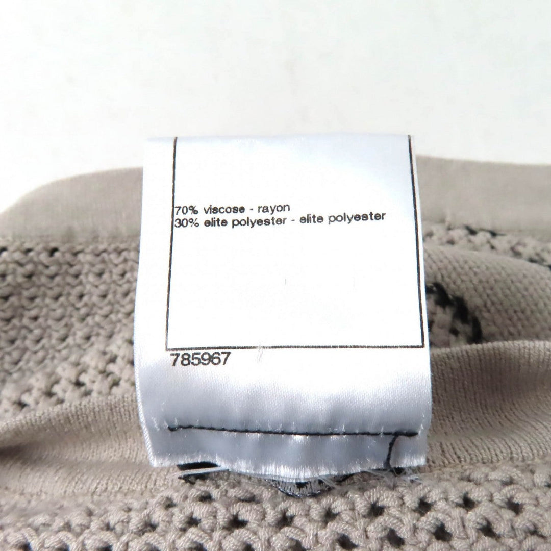 CHANEL cardigan 09C P34800 Rayon beige 38