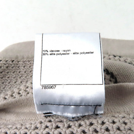 CHANEL cardigan 09C P34800 Rayon beige 38