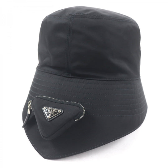PRADA hat 2HC282 Outer: 100% polyamide (nylon), Lining: 100% cotton black mens XXL Used Authentic