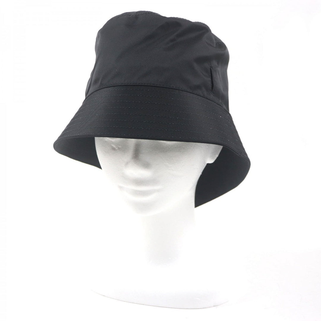 PRADA hat 2HC282 Outer: 100% polyamide (nylon), Lining: 100% cotton black mens XXL Used Authentic