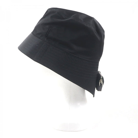 PRADA hat 2HC282 Outer: 100% polyamide (nylon), Lining: 100% cotton black mens XXL Used Authentic