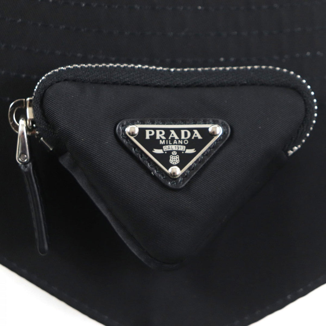 PRADA hat 2HC282 Outer: 100% polyamide (nylon), Lining: 100% cotton black mens XXL Used Authentic