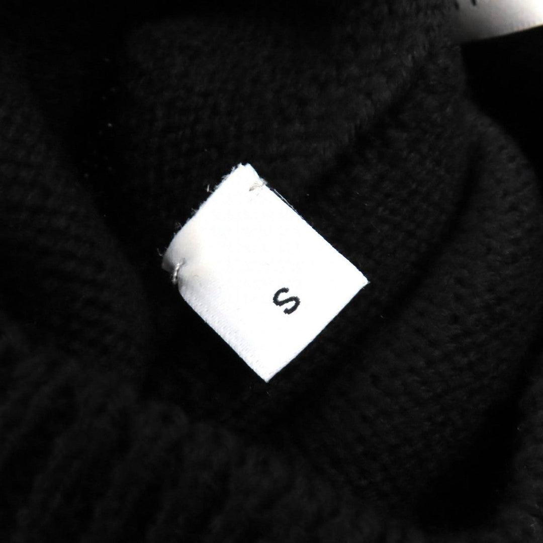 GIVENCHY knit BM900G400M Main: 100% wool Black Ivory Red Band Heavy Sweater mens S Used Authentic