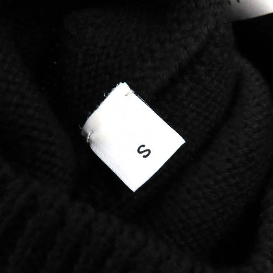 GIVENCHY knit BM900G400M Main: 100% wool Black Ivory Red Band Heavy Sweater mens S Used Authentic