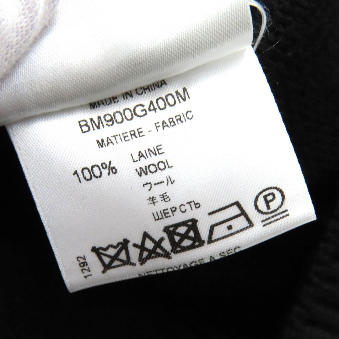 GIVENCHY knit BM900G400M Main: 100% wool Black Ivory Red Band Heavy Sweater mens S Used Authentic