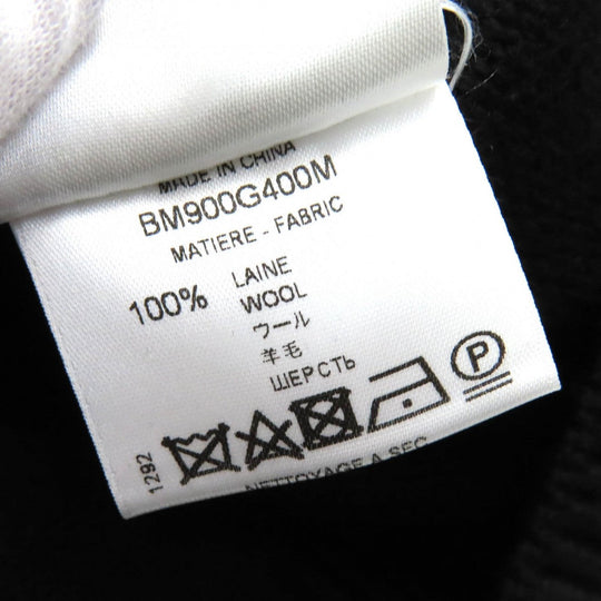 GIVENCHY knit BM900G400M Main: 100% wool Black Ivory Red Band Heavy Sweater mens S Used Authentic