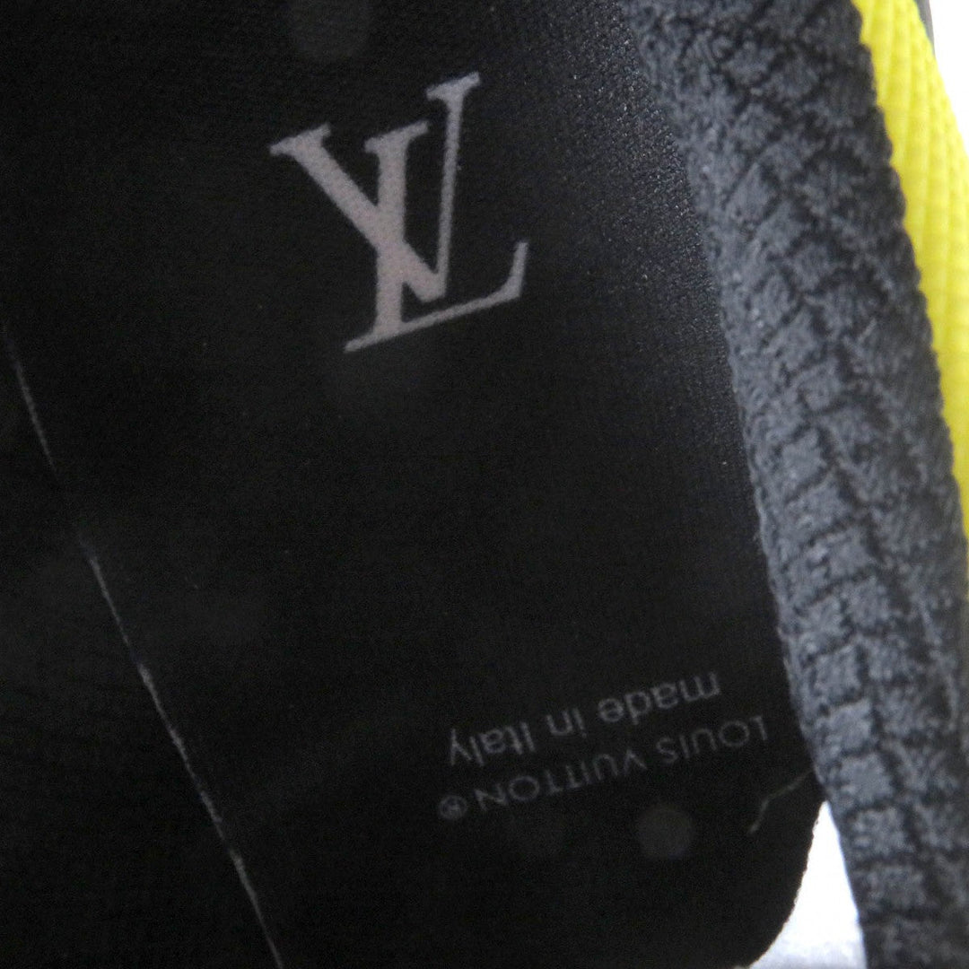 LOUIS VUITTON Low cut sneakers Main: Mesh, yellow LV Tatic Line mens 7 Used Authentic