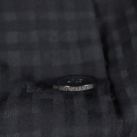 EMPORIO ARMANI tailored jacket Main: 78% wool, Main: 15% polyester, Main: 7% silk black mens 46 Used Authentic