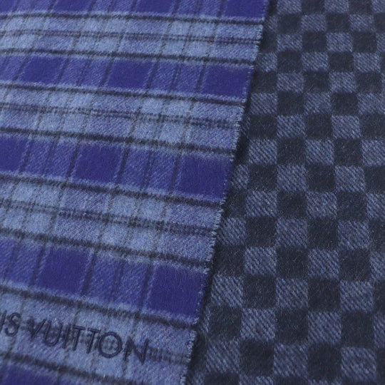 LOUIS VUITTON Scarf M73449 Main: 100% cashmere Navy mens Used Authentic