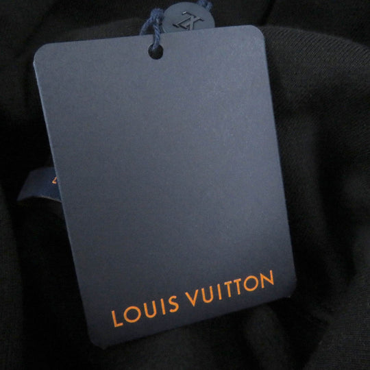 LOUIS VUITTON Hoodie Main: 100% cotton black mens M Used Authentic