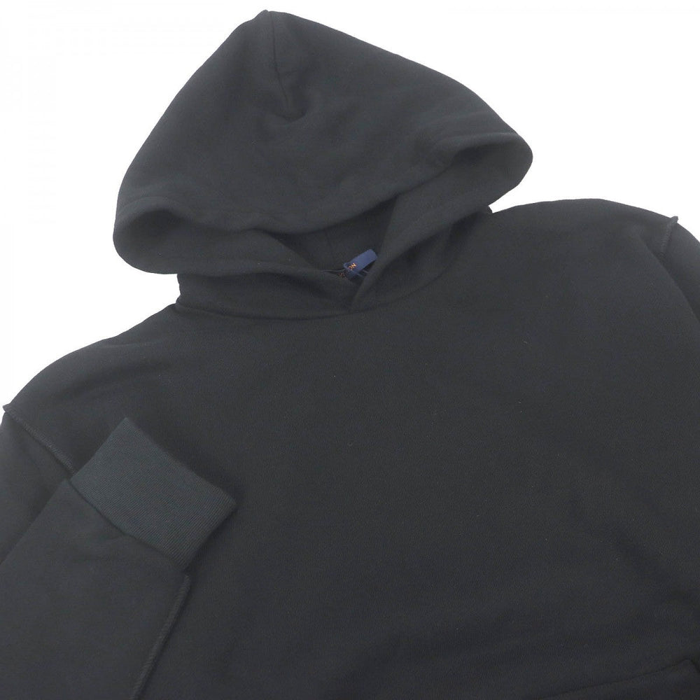 LOUIS VUITTON Hoodie Main: 100% cotton black mens M Used Authentic